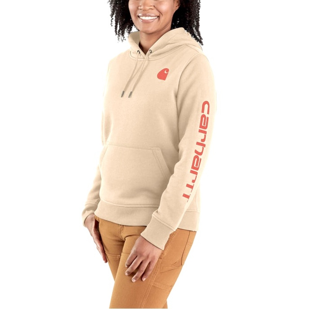 Carhartt Women’s Relaxed Fit Logo Sleeve Graphic Sweatshirt Size XL